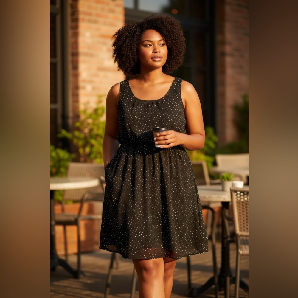Maurices Black Halter Smocked Midi Dress
